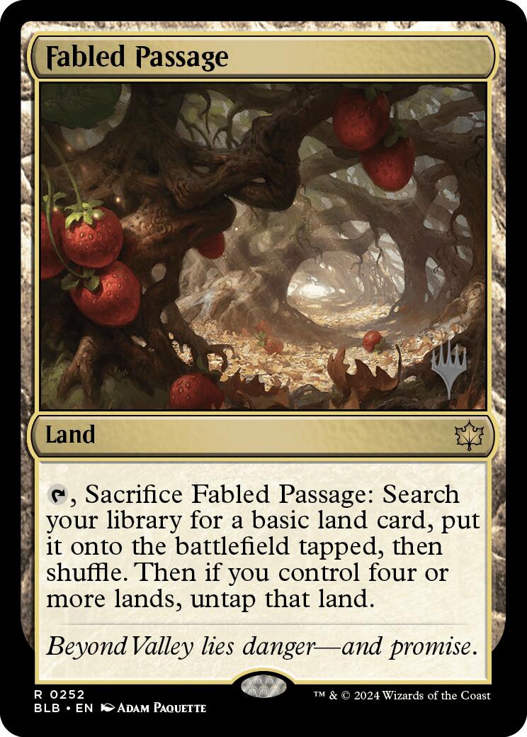 Fabled Passage (Promo Pack) [Bloomburrow Promos] | Gaming Infinity