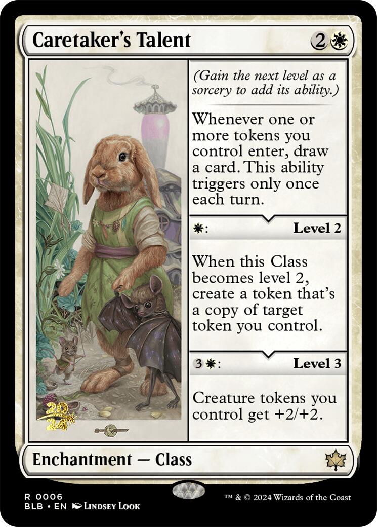 Caretaker's Talent [Bloomburrow Prerelease Promos] | Gaming Infinity