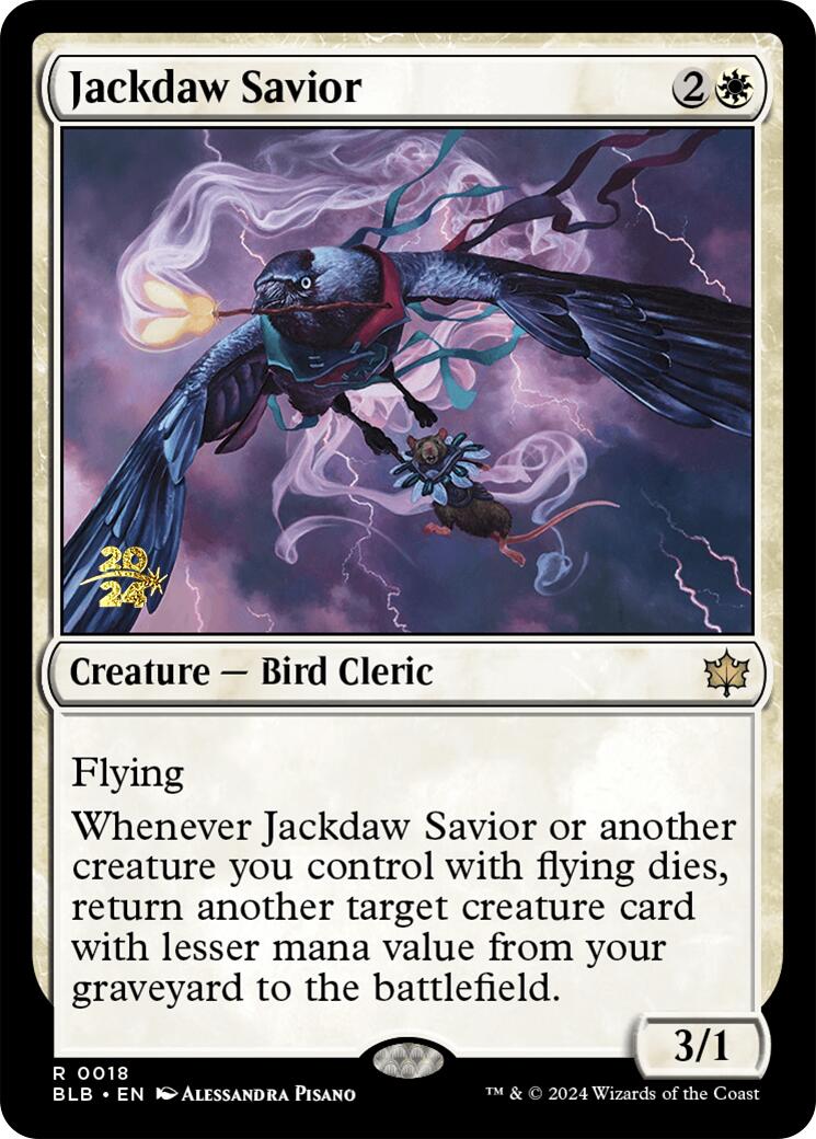 Jackdaw Savior [Bloomburrow Prerelease Promos] | Gaming Infinity