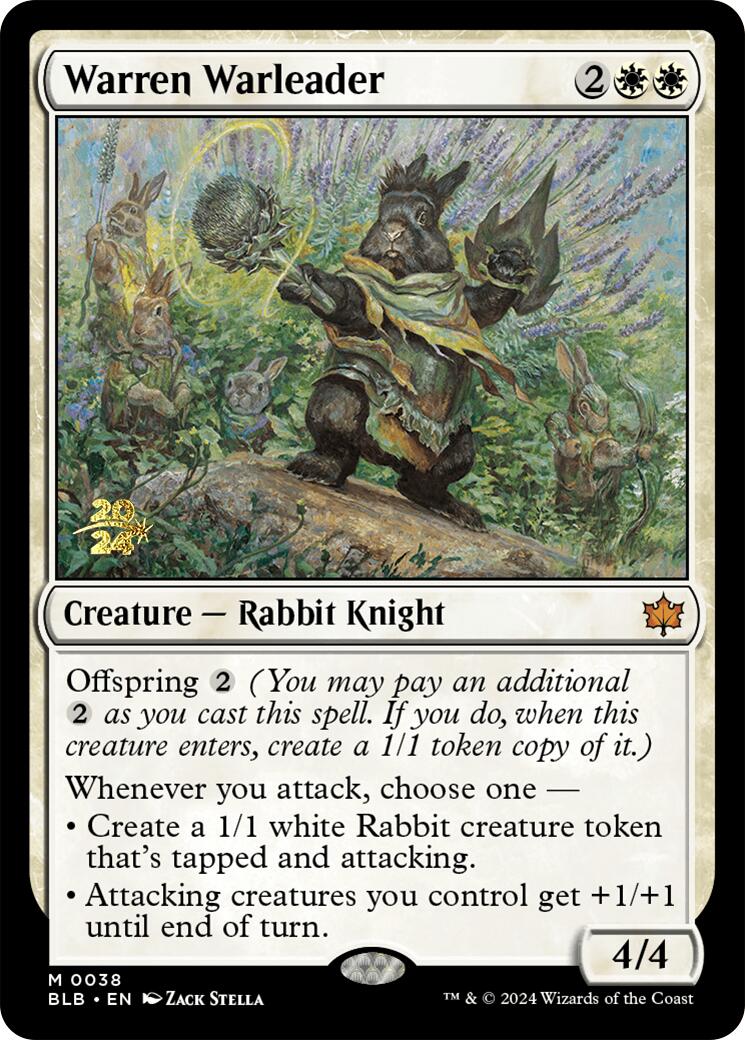 Warren Warleader [Bloomburrow Prerelease Promos] | Gaming Infinity