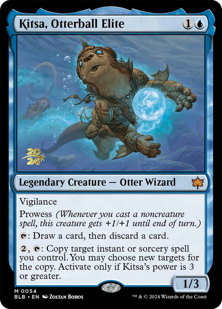 Kitsa, Otterball Elite [Bloomburrow Prerelease Promos] | Gaming Infinity