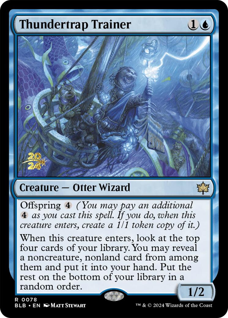 Thundertrap Trainer [Bloomburrow Prerelease Promos] | Gaming Infinity