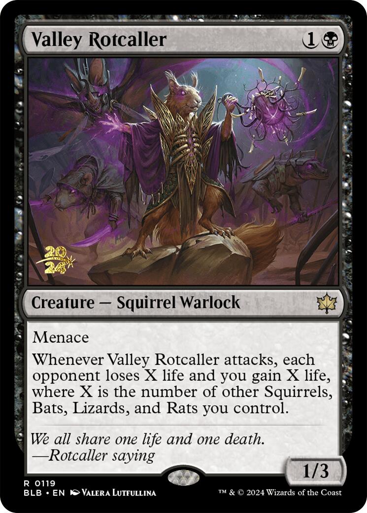 Valley Rotcaller [Bloomburrow Prerelease Promos] | Gaming Infinity