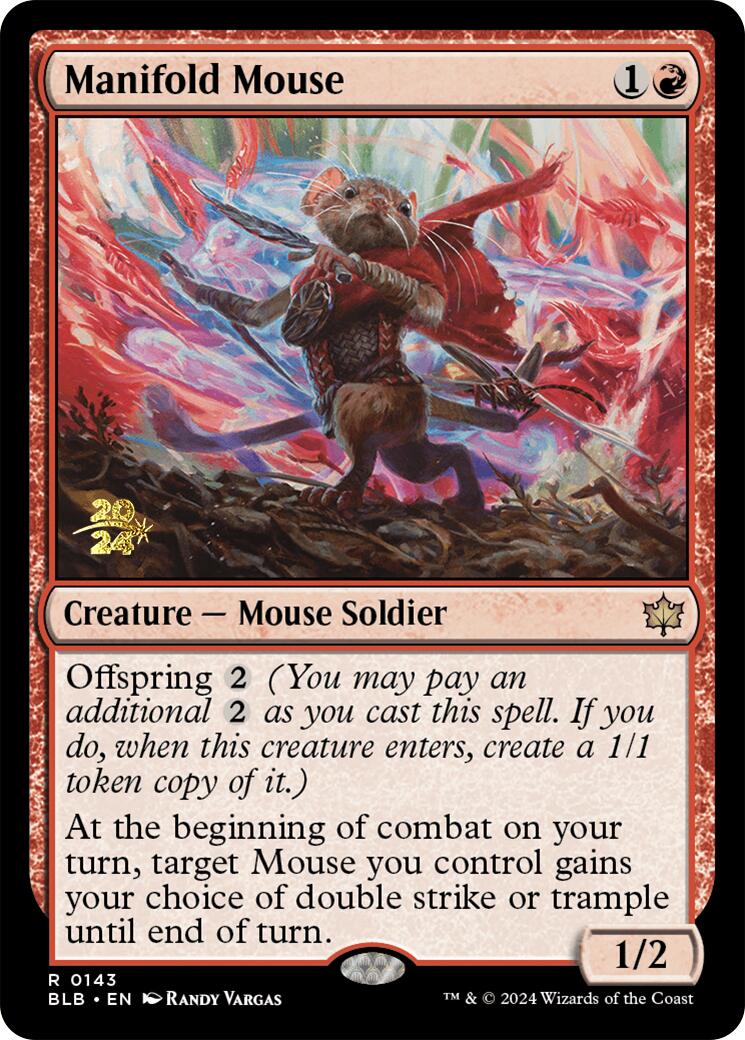 Manifold Mouse [Bloomburrow Prerelease Promos] | Gaming Infinity