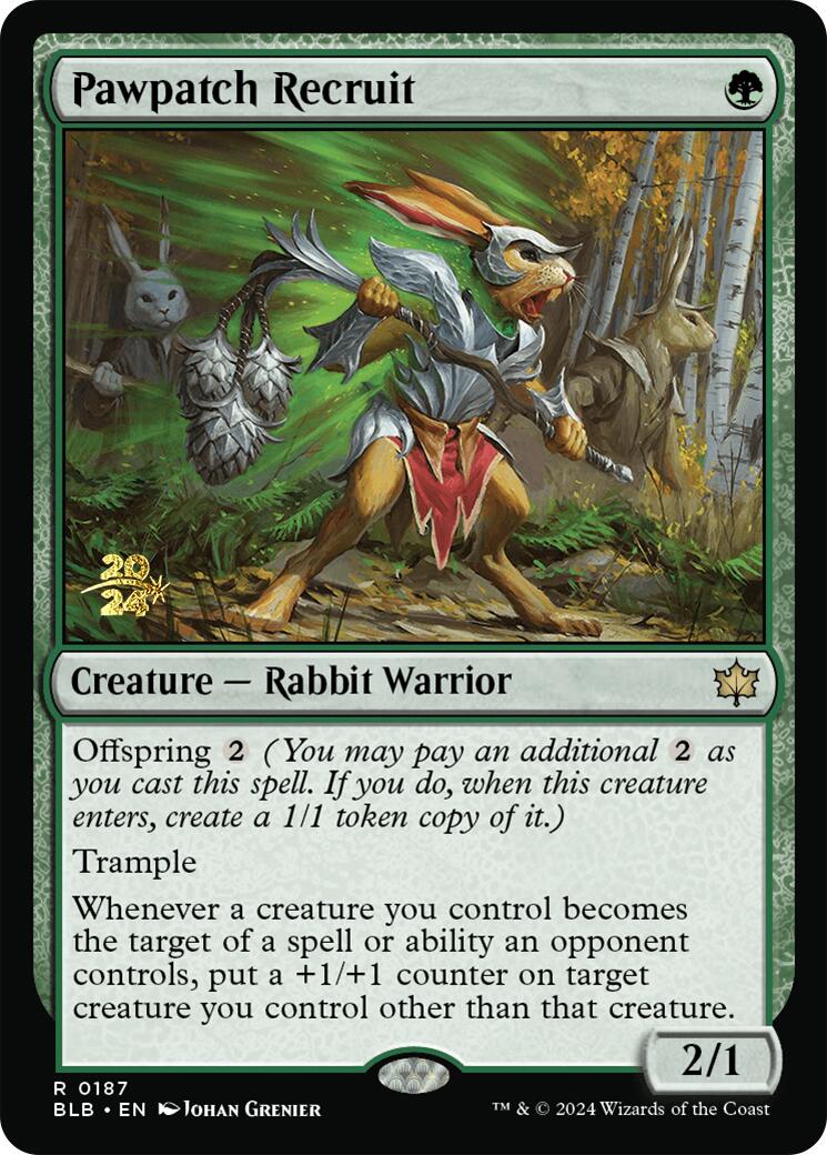 Pawpatch Recruit [Bloomburrow Prerelease Promos] | Gaming Infinity