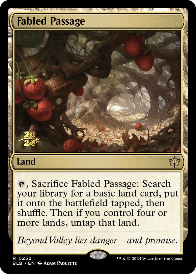 Fabled Passage [Bloomburrow Prerelease Promos] | Gaming Infinity