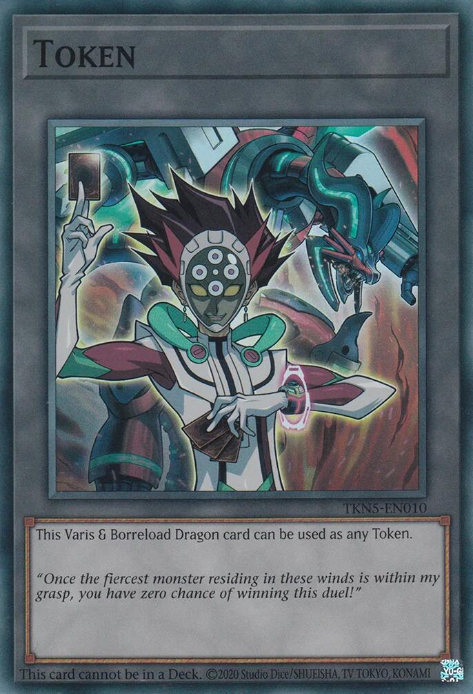 Token: Varis and Borreload Dragon [TKN5-EN010] Super Rare | Gaming Infinity