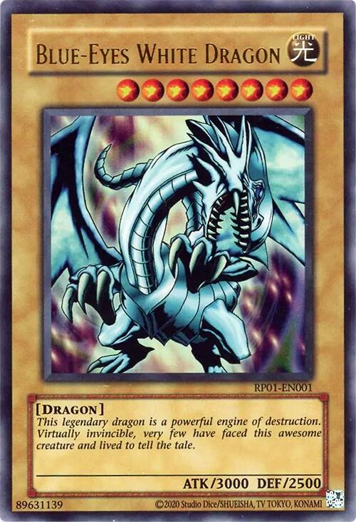 Blue-Eyes White Dragon [RP01-EN001] Ultra Rare | Gaming Infinity