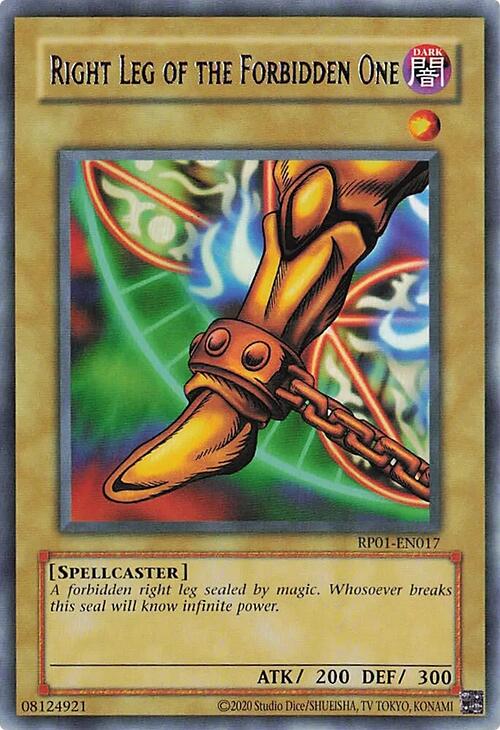 Right Leg of the Forbidden One [RP01-EN017] Rare | Gaming Infinity