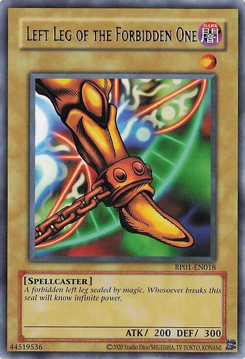 Left Leg of the Forbidden One [RP01-EN018] Rare | Gaming Infinity