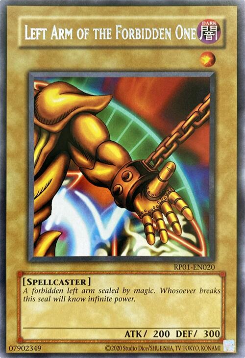 Left Arm of the Forbidden One [RP01-EN020] Rare | Gaming Infinity