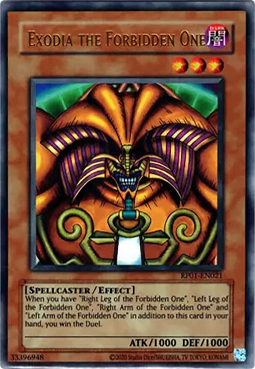 Exodia the Forbidden One [RP01-EN021] Ultra Rare | Gaming Infinity