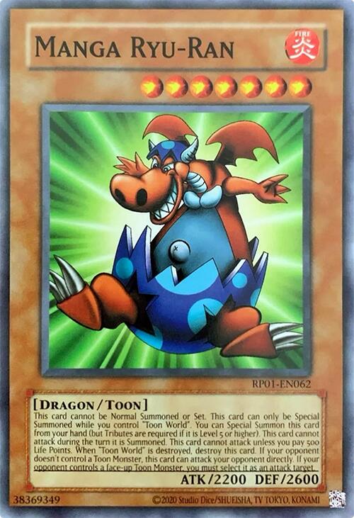 Manga Ryu-Ran [RP01-EN062] Common | Gaming Infinity