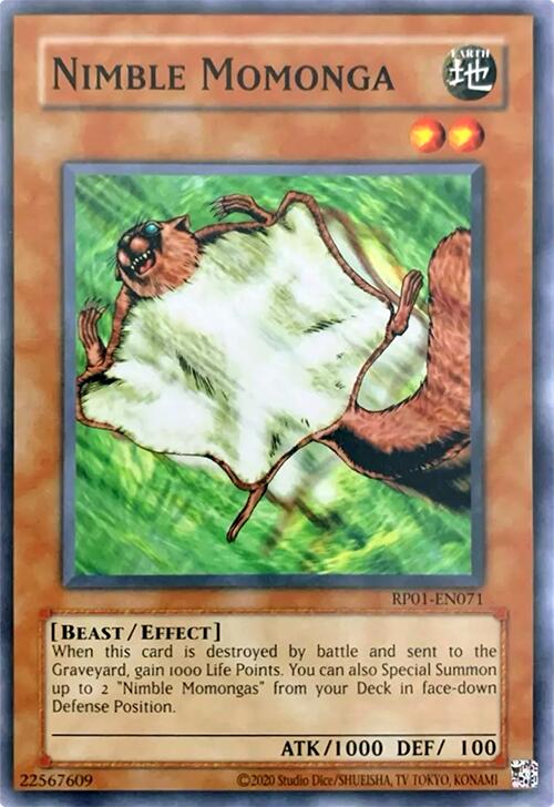 Nimble Momonga [RP01-EN071] Common | Gaming Infinity