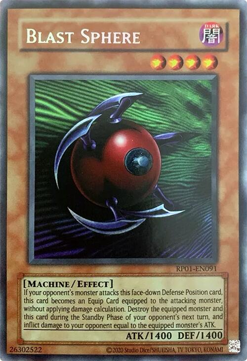 Blast Sphere [RP01-EN091] Secret Rare | Gaming Infinity