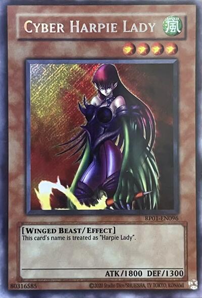 Cyber Harpie Lady [RP01-EN096] Secret Rare | Gaming Infinity
