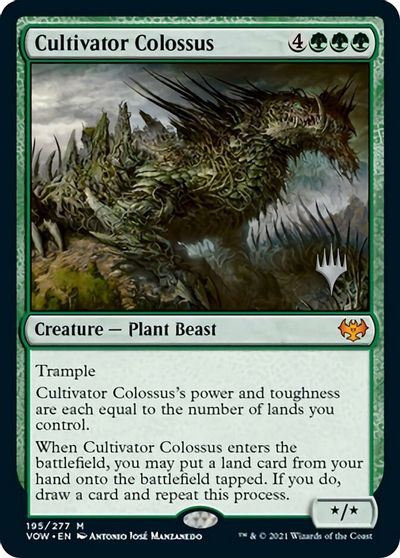 Cultivator Colossus (Promo Pack) [Innistrad: Crimson Vow Promos] | Gaming Infinity