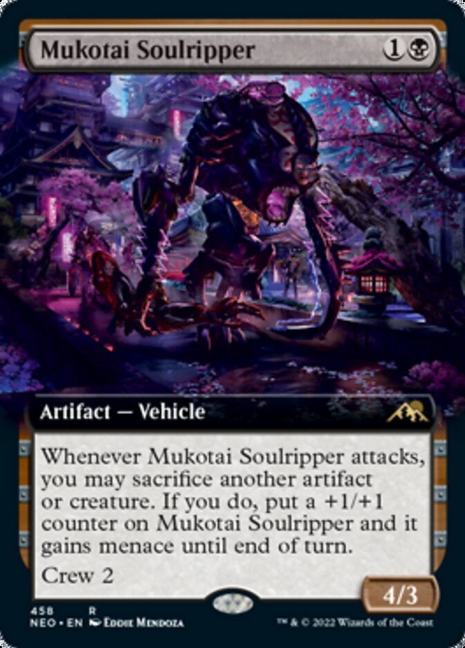 Mukotai Soulripper (Extended Art) [Kamigawa: Neon Dynasty] | Gaming Infinity