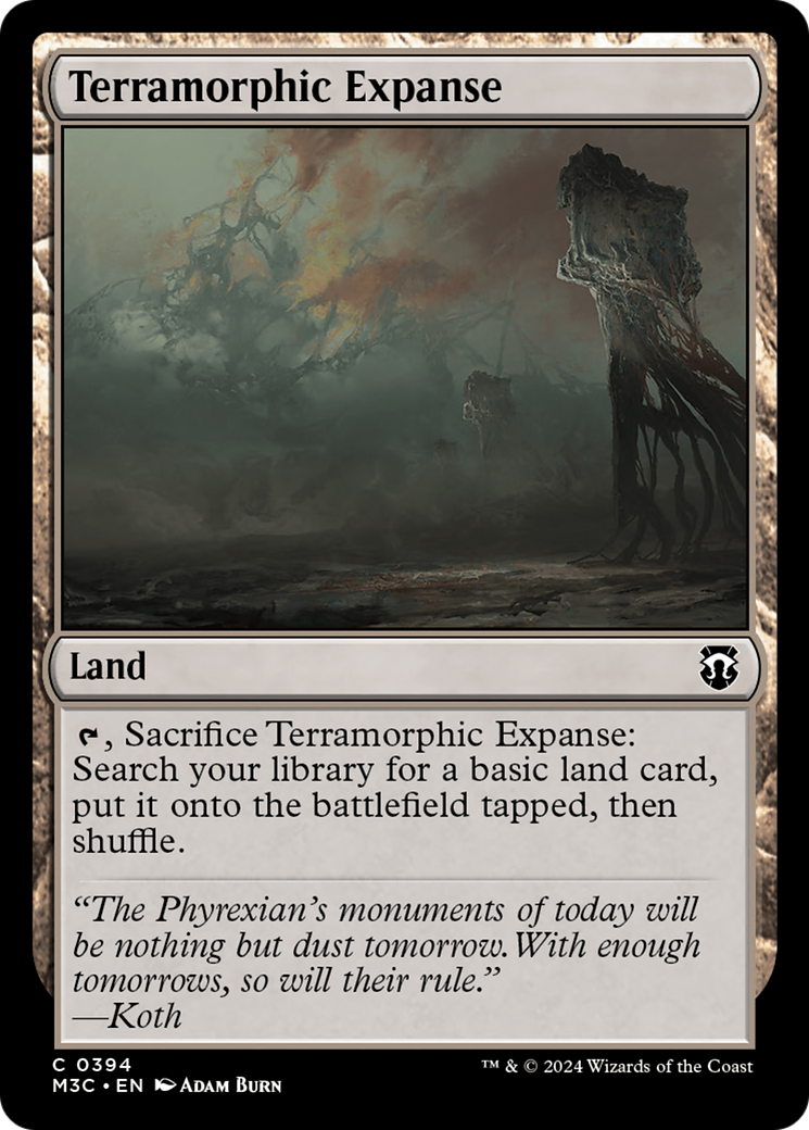 Terramorphic Expanse (Ripple Foil) [Modern Horizons 3 Commander] | Gaming Infinity