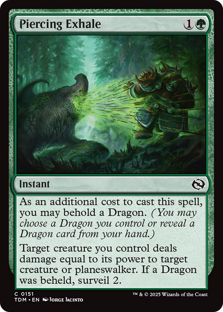 Piercing Exhale [Tarkir: Dragonstorm] | Gaming Infinity