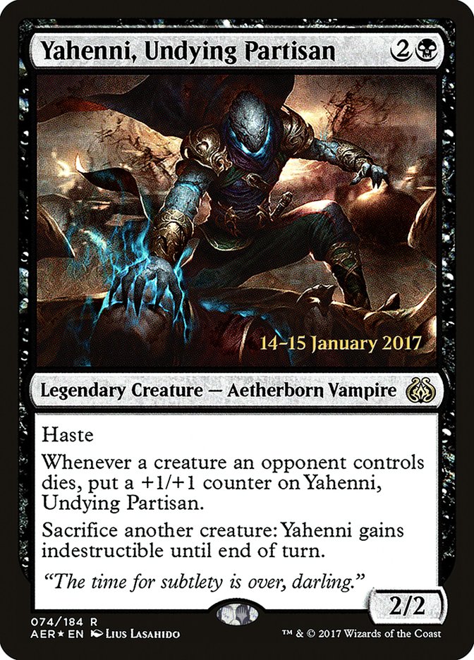 Yahenni, Undying Partisan [Aether Revolt Prerelease Promos] | Gaming Infinity