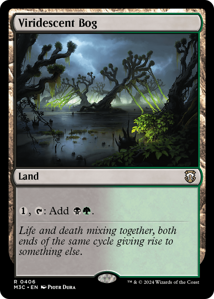 Viridescent Bog (Ripple Foil) [Modern Horizons 3 Commander] | Gaming Infinity