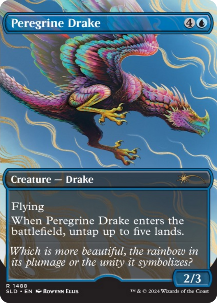 Peregrine Drake (Rainbow Foil) [Secret Lair Drop Series] | Gaming Infinity