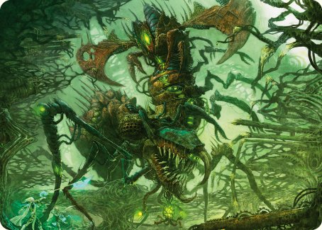 Skyscythe Engulfer Art Card [Phyrexia: All Will Be One Art Series] | Gaming Infinity
