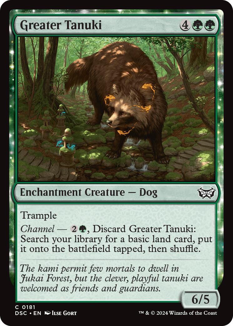 Greater Tanuki [Duskmourn: House of Horror Commander] | Gaming Infinity