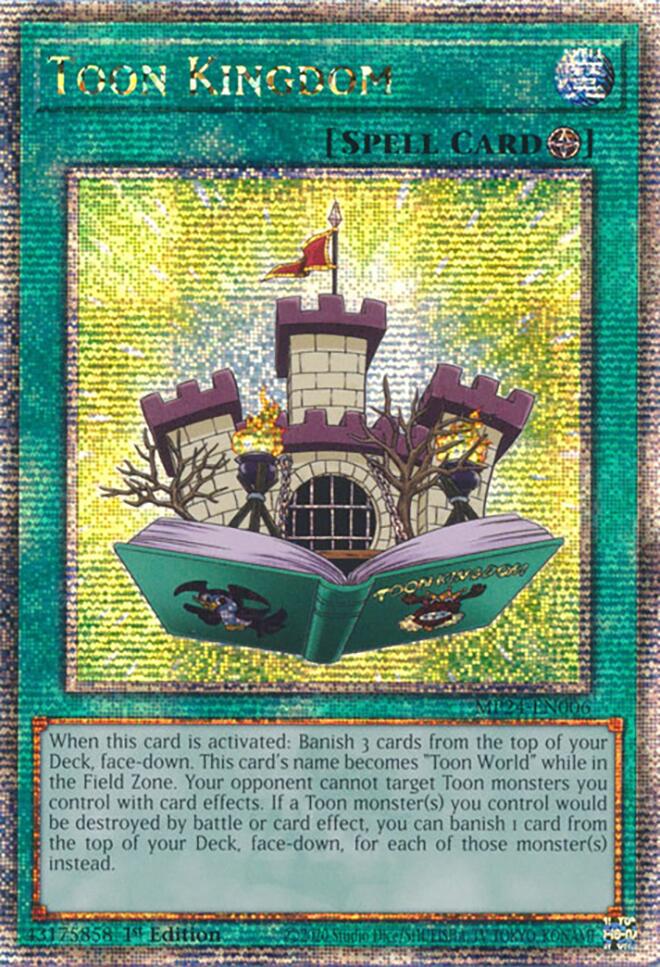 Toon Kingdom [MP24-EN006] Quarter Century Secret Rare | Gaming Infinity