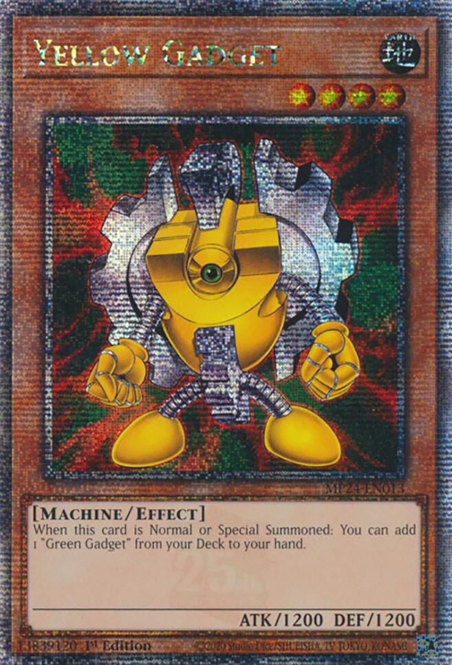 Yellow Gadget [MP24-EN013] Quarter Century Secret Rare | Gaming Infinity