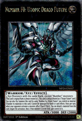 Number F0: Utopic Draco Future [MP24-EN037] Quarter Century Secret Rare | Gaming Infinity