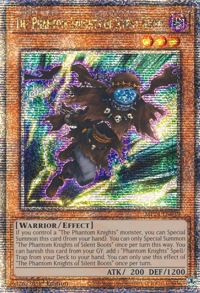 The Phantom Knights of Silent Boots [MP24-EN039] Quarter Century Secret Rare | Gaming Infinity