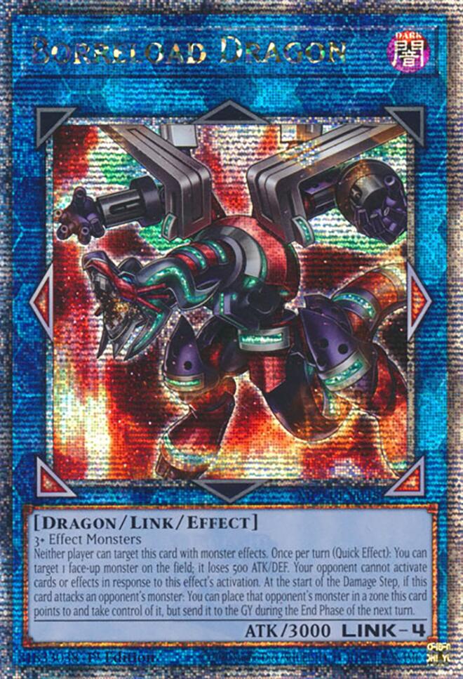 Borreload Dragon (Alternate Art) [MP24-EN048] Quarter Century Secret Rare | Gaming Infinity