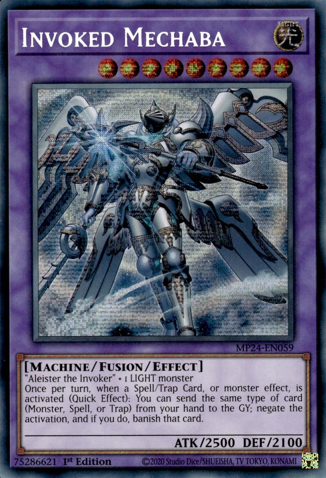 Invoked Mechaba (Alternate Art) [MP24-EN059] Prismatic Secret Rare | Gaming Infinity