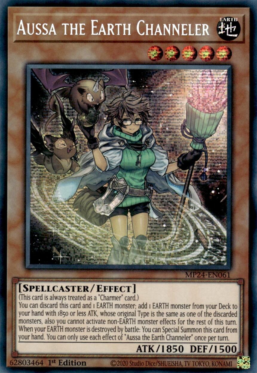 Aussa the Earth Channeler [MP24-EN061] Prismatic Secret Rare | Gaming Infinity