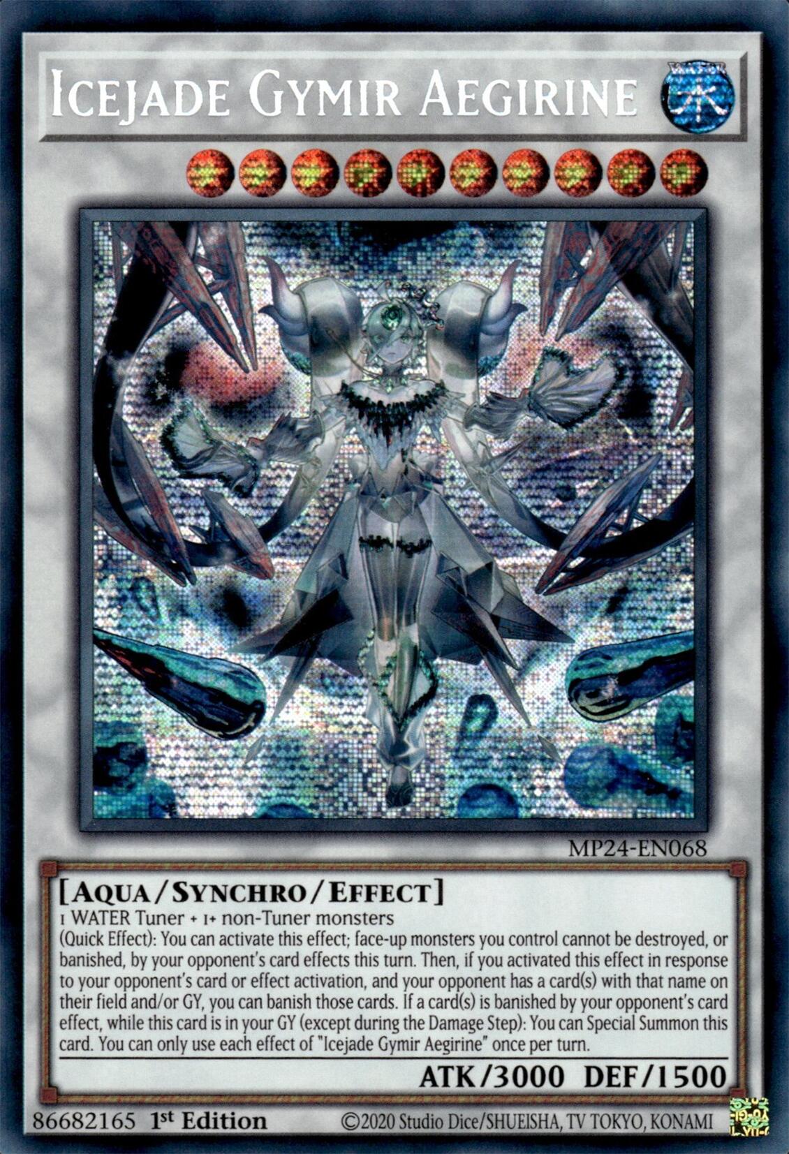 Icejade Gymir Aegirine [MP24-EN068] Prismatic Secret Rare | Gaming Infinity