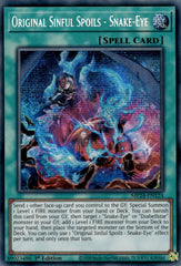 Original Sinful Spoils - Snake-Eye [MP24-EN124] Prismatic Secret Rare | Gaming Infinity