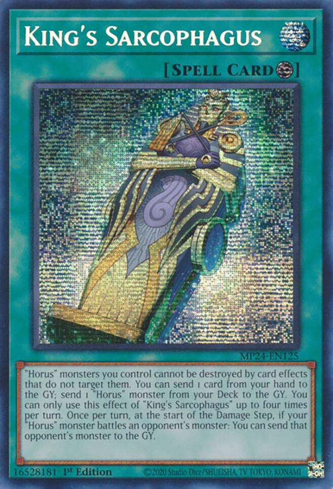 King's Sarcophagus [MP24-EN125] Prismatic Secret Rare | Gaming Infinity