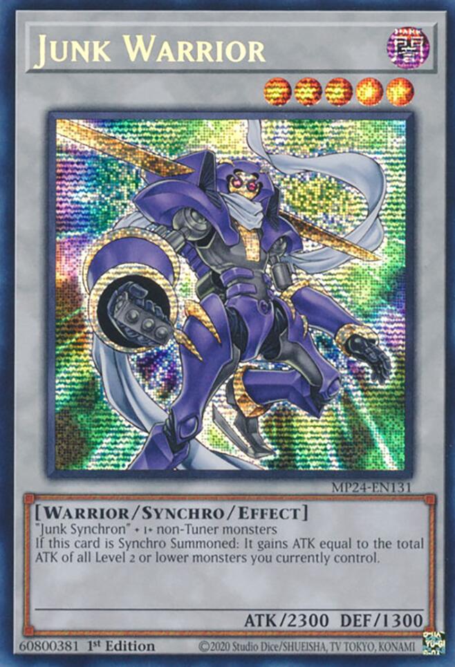 Junk Warrior [MP24-EN131] Prismatic Secret Rare | Gaming Infinity