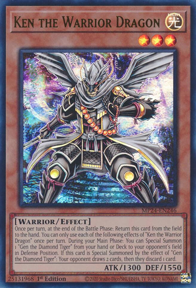 Ken the Warrior Dragon [MP24-EN246] Ultra Rare | Gaming Infinity