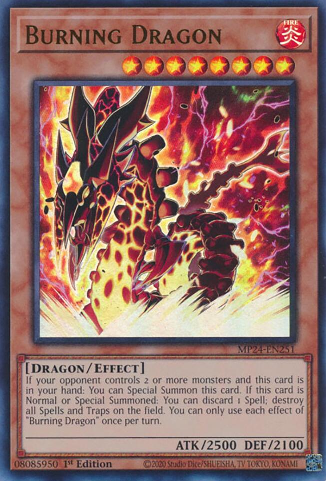 Burning Dragon [MP24-EN251] Ultra Rare | Gaming Infinity