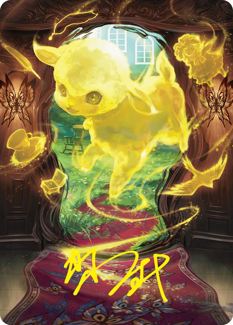 Enduring Innocence Art Card (Gold-Stamped Signature) [Duskmourn: House of Horror Art Series] | Gaming Infinity