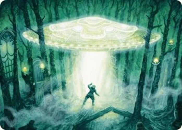 Unidentified Hovership Art Card [Duskmourn: House of Horror Art Series] | Gaming Infinity