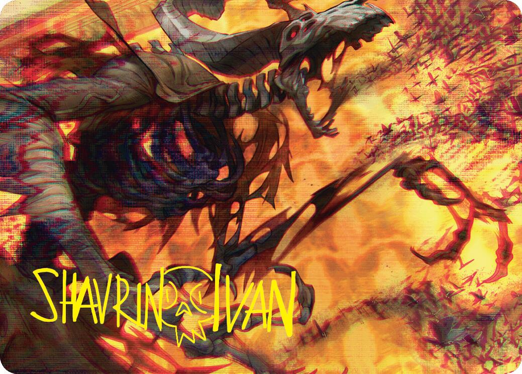 Unwanted Remake Art Card (Gold-Stamped Signature) [Duskmourn: House of Horror Art Series] | Gaming Infinity