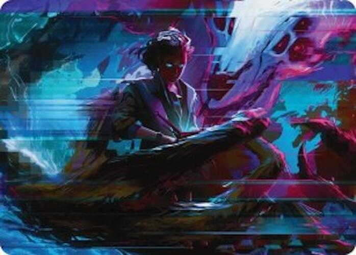 Demonic Counsel Art Card (32/54) [Duskmourn: House of Horror Art Series] | Gaming Infinity