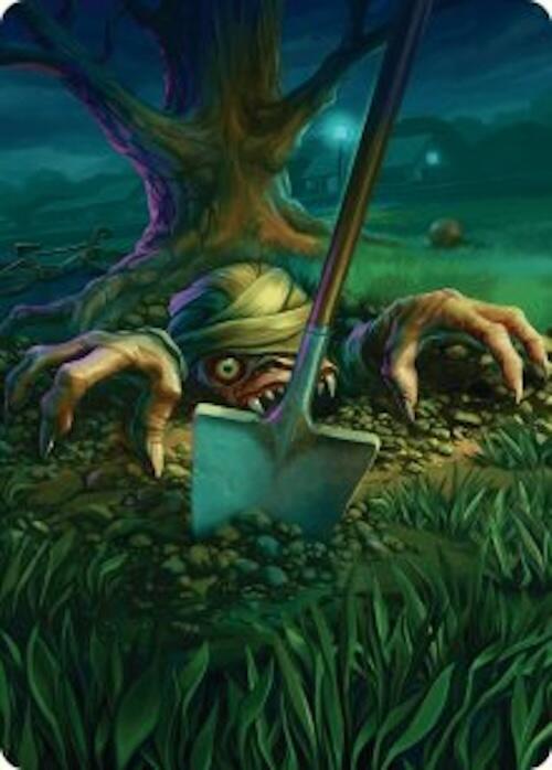 Exhume Art Card [Duskmourn: House of Horror Art Series] | Gaming Infinity