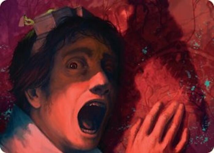 Murder Art Card [Duskmourn: House of Horror Art Series] | Gaming Infinity