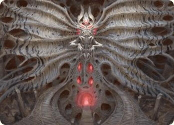 Valgavoth, Terror Eater Art Card [Duskmourn: House of Horror Art Series] | Gaming Infinity