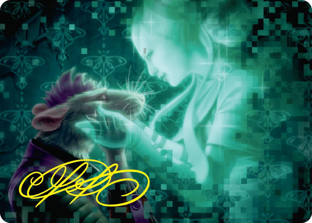 Cathartic Parting Art Card (Gold-Stamped Signature) [Duskmourn: House of Horror Art Series] | Gaming Infinity